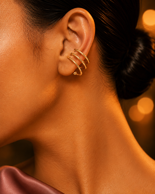 SORVE Gold Layered Hoop Earrings | Modern Luxury Jewelry