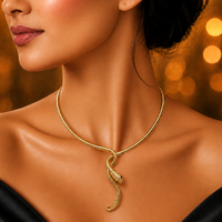 SORVE Snake Wrap Pendant Necklace