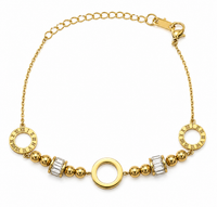 SORVE Gold Roman Crystal Bracelet | Luxury Jewelry