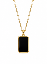 SORVE Black Onyx Pendant Necklace