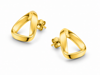 SORVE Gold Triangle Hoop Earrings | Modern Luxury Jewelry