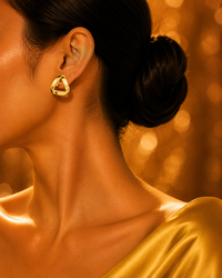 SORVE Gold Triangle Hoop Earrings | Modern Luxury Jewelry