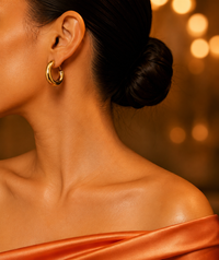 SORVE Gold Chunky Hoop Earrings | Minimal Luxury Jewelry