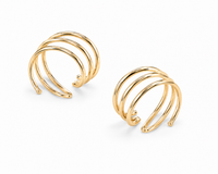 SORVE Gold Layered Hoop Earrings | Modern Luxury Jewelry