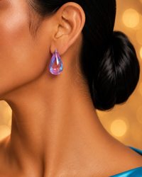 SORVE Aurora Teardrop Earrings | Glossy Statement Jewelry