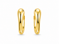 SORVE Gold Oval Hoop Earrings | Bold Luxury Jewelry