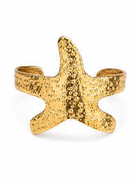 SORVE Starfish Gold Cuff Bracelet – Luxury Statement Jewelry