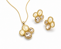 SORVE Pearl Bloom Necklace & Earrings Set – Luxury Collection