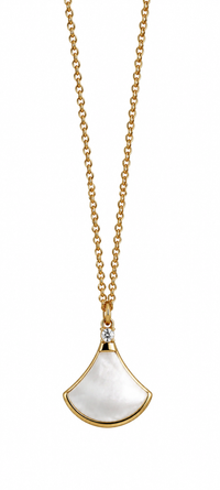 SORVE White Shell Pendant Necklace for Women