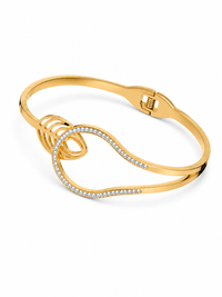 SORVE Crystal Wave Gold Bracelet