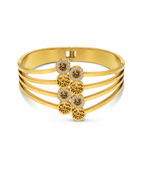 SORVE Luxe Multi-Layer Crystal Cuff Bracelet