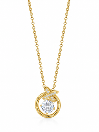 SORVE Celestial Crystal Orbit Pendant Necklace