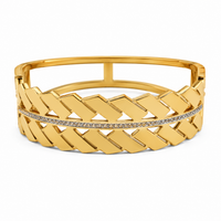 SORVE Gold-Tone Geometric Link Bracelet