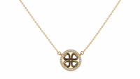 Four-Heart Clover Anti-Tarnish Pendant Necklace – 18K Gold Plated
