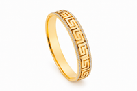SORVE Luxe Greek Pattern Crystal Bracelet.