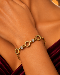 SORVE Gold Roman Crystal Bracelet | Luxury Jewelry