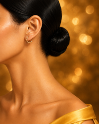 SORVE Gold Twisted Hoop Earrings | Minimal Luxury Jewelry