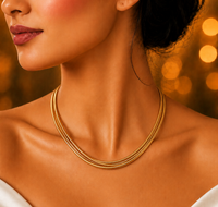SORVE Multi-Layer Snake Chain Necklace
