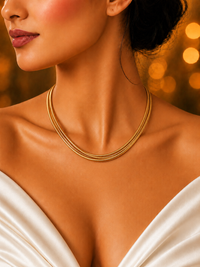 SORVE Multi-Layer Snake Chain Necklace