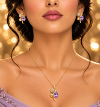 SORVE Lavender Amethyst Jewellery Set