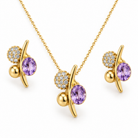 SORVE Lavender Amethyst Jewellery Set